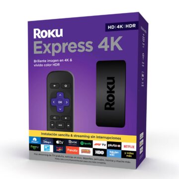 Roku Express 4K 2024 Wifi Doble Banda Color Negro Tipo de control remoto Estándar